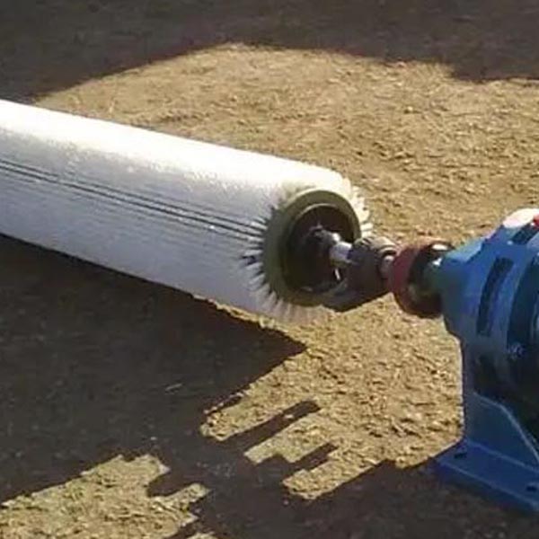 Electric roller brush cleaner